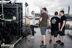 Concert de La Casa Azul a la platja del Bogatell de Barcelona 
